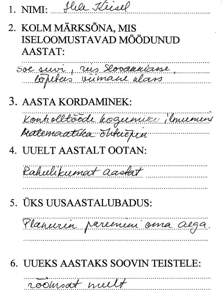 õp. Hele Kiisel